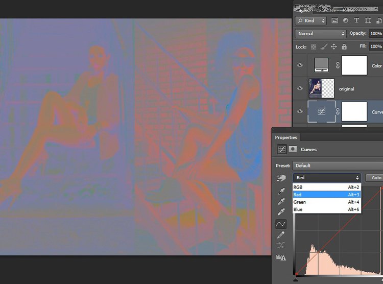 ps调色教程_巧用Photoshop曲线复制另一张作品的色**程